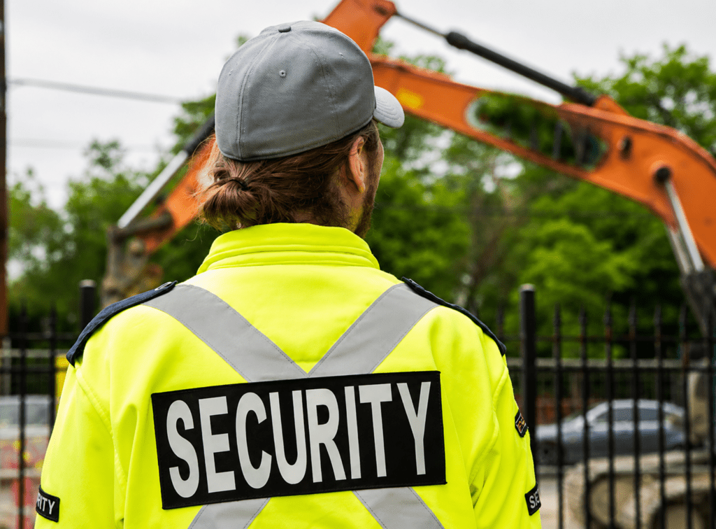 Construction site security services